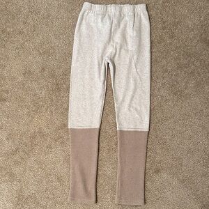 Kids Gray and Tan Leggings